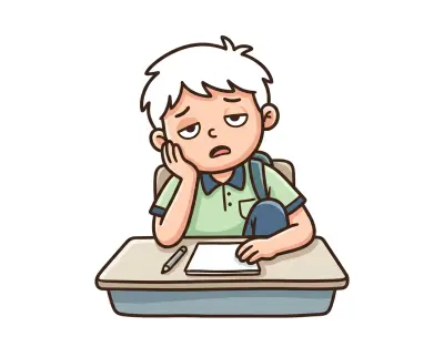 bored student
